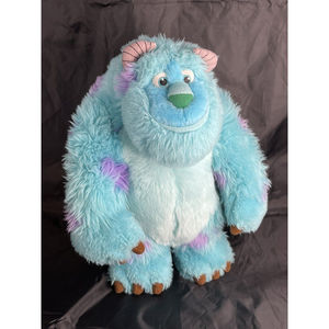 Monsters Inc. Pixar Sulley Sully Sullivan 14” Disney Parks Plush Soft Eyes